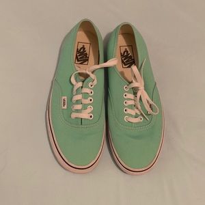 Teal Vans Sneakers
